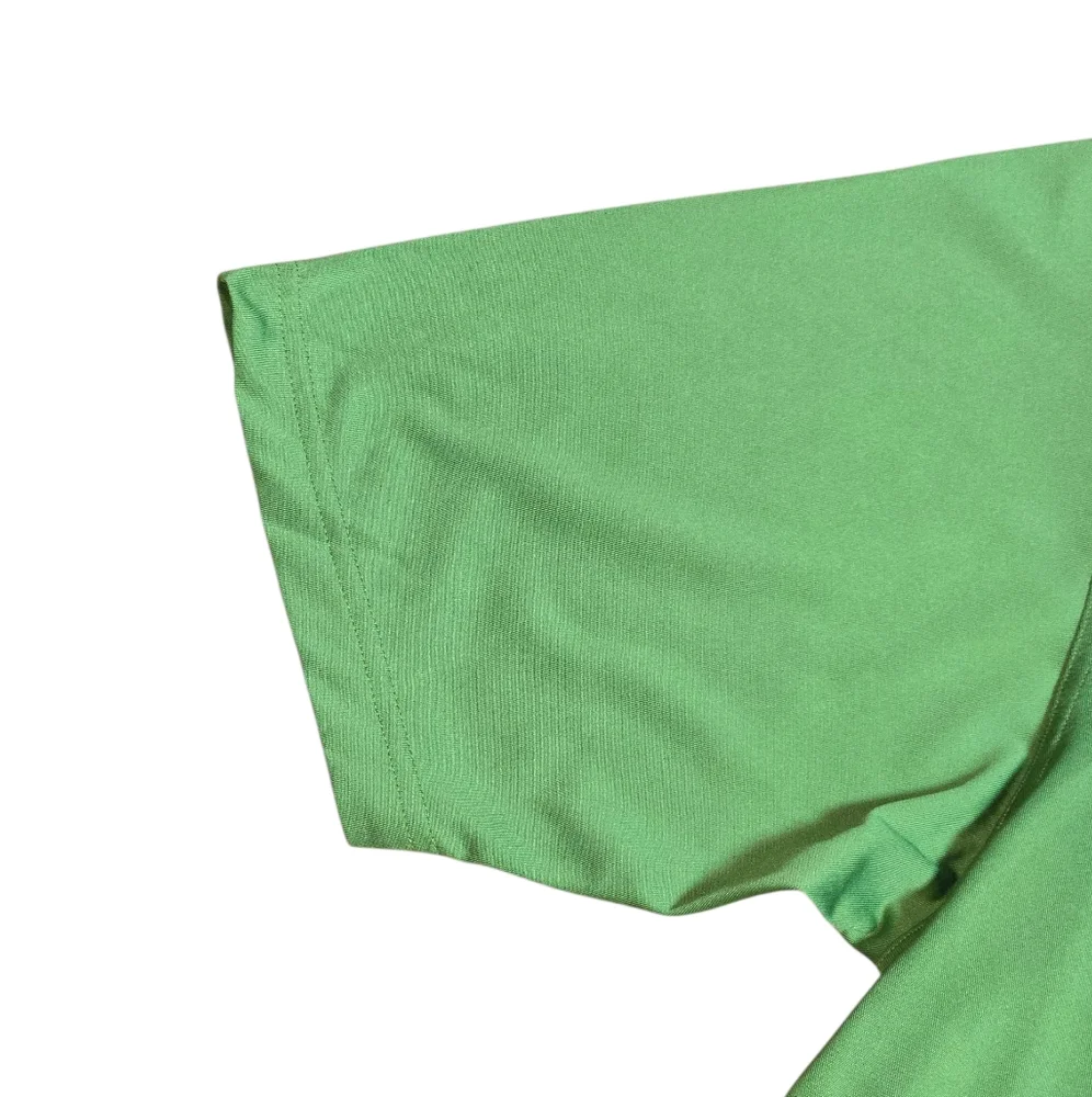 Adidas ClimaLite Sweat Wicking Green Stretch 2 Button‎ Short Sleeve Polo Size XL